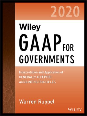 cover image of Wiley GAAP for Governments 2020